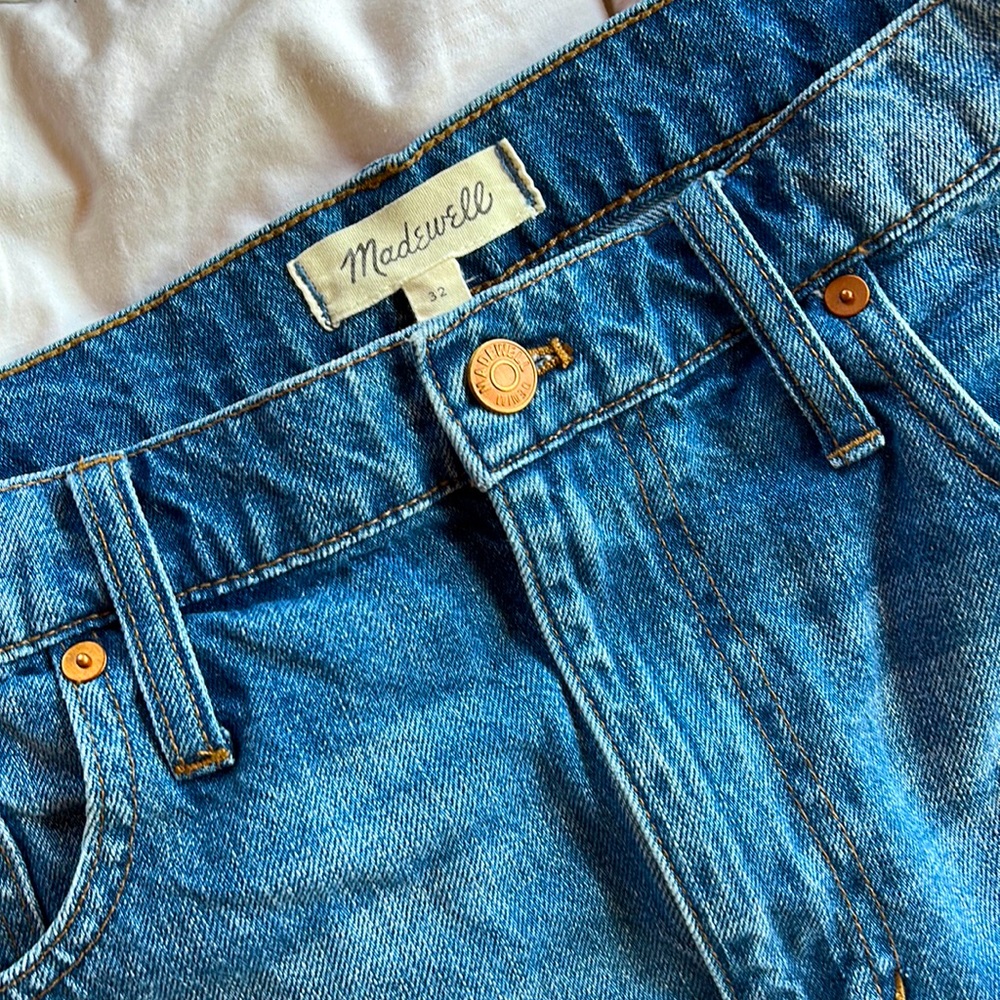Madewell denim skirt